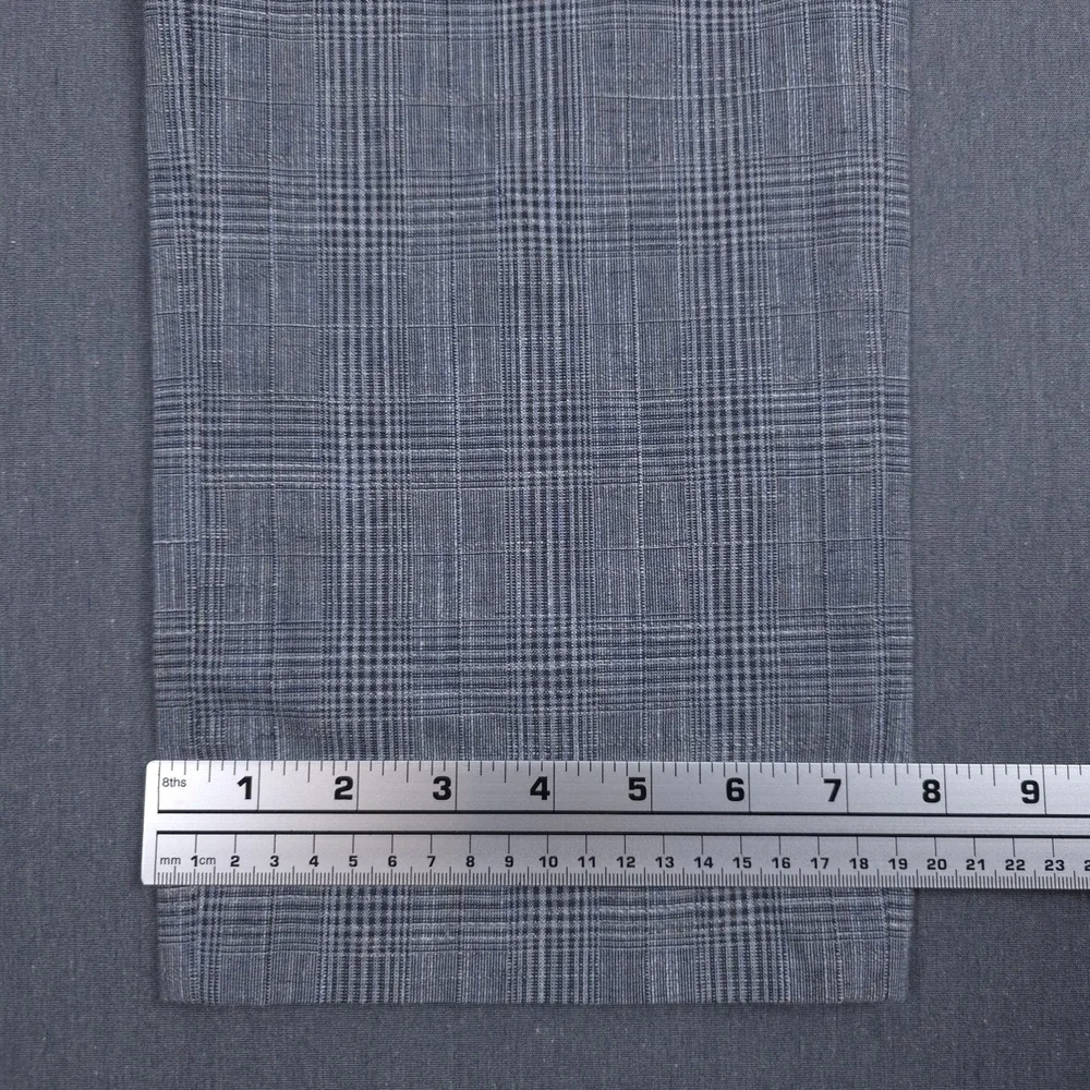 Bonobos Tollegno 1900 Dress Pants Mens 32x32‎ (Fits 32x31) Glen Check Wool Blend